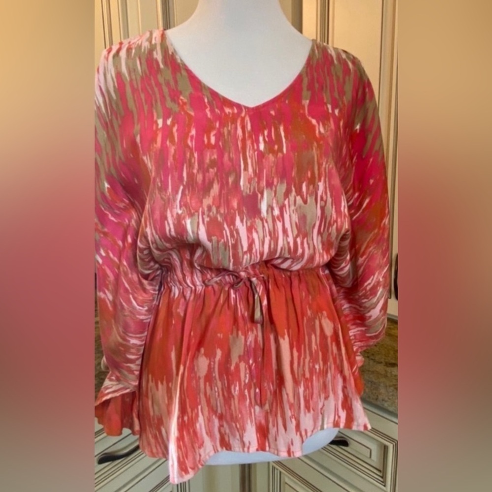 EXPRESS Cold Shoulder Blouse, Size S